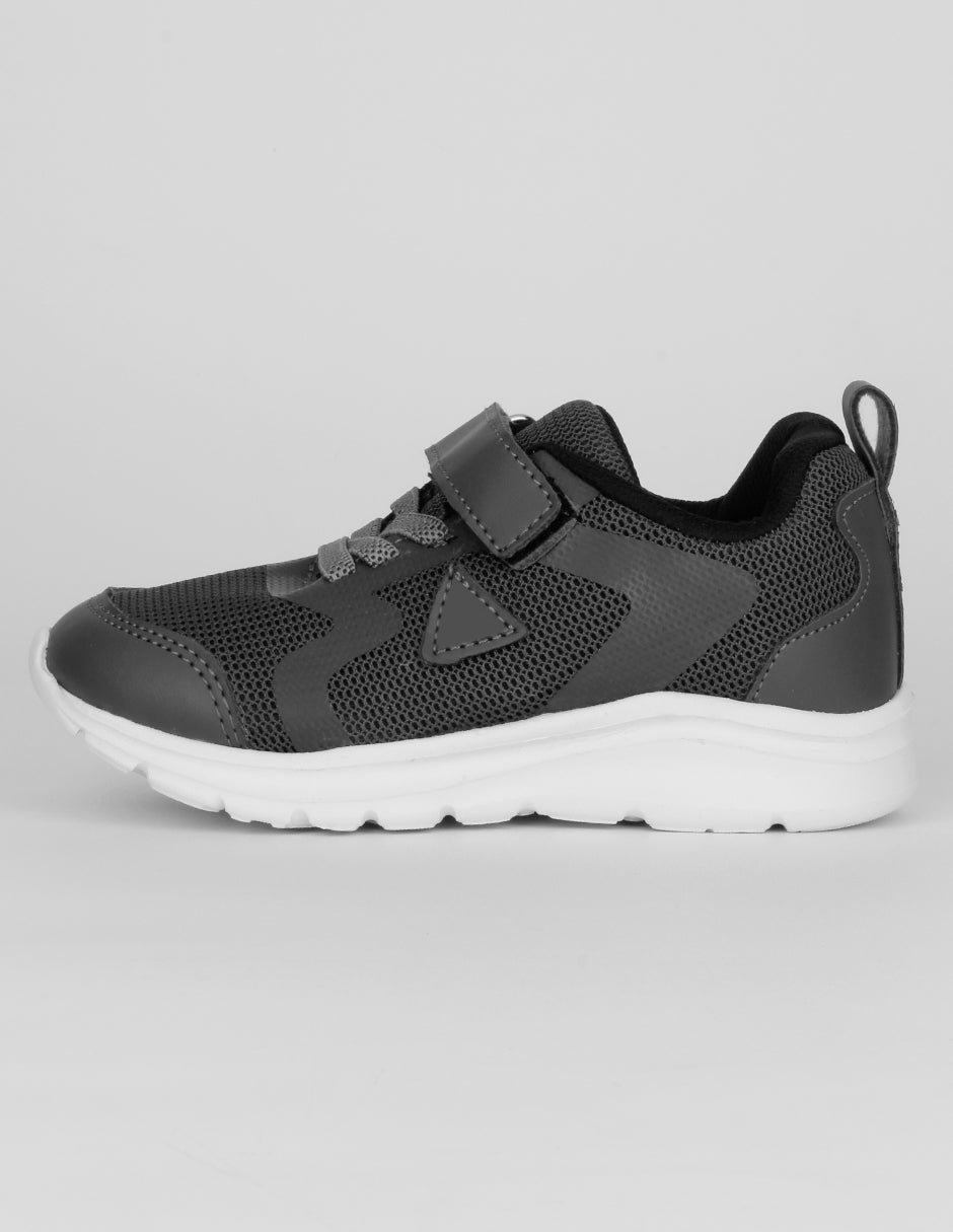 Tenis Exterior Textil Color Gris Para Niño De RBCOLLECTION