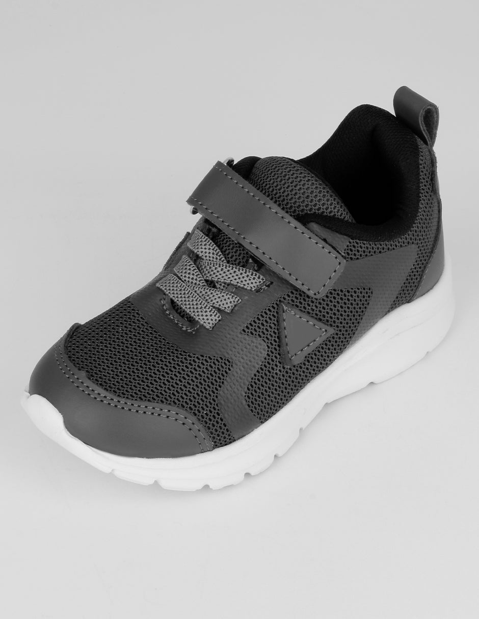 Tenis Kids en Textil – Gris