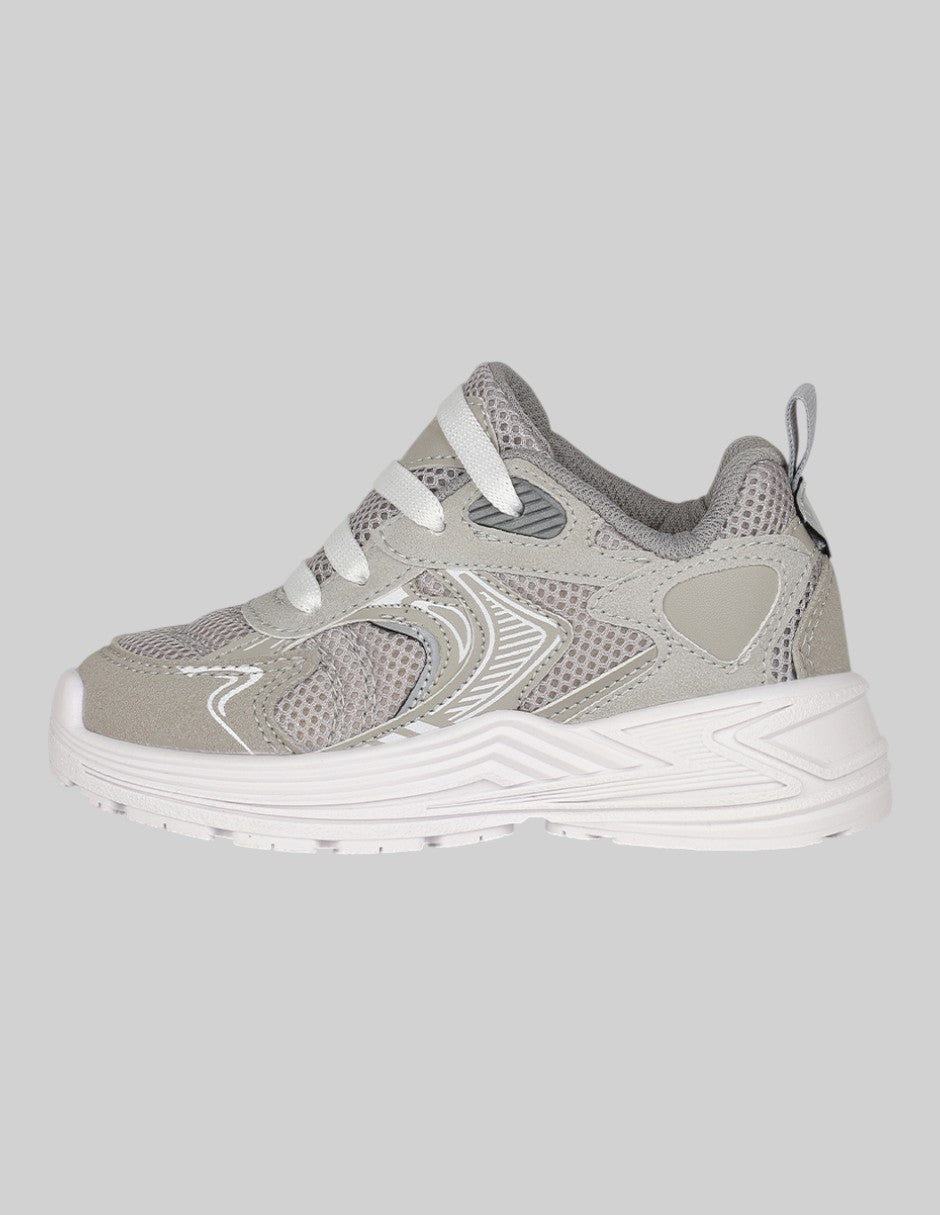 Tenis Exterior Textil Color Gris Para Niño De RBCOLLECTION
