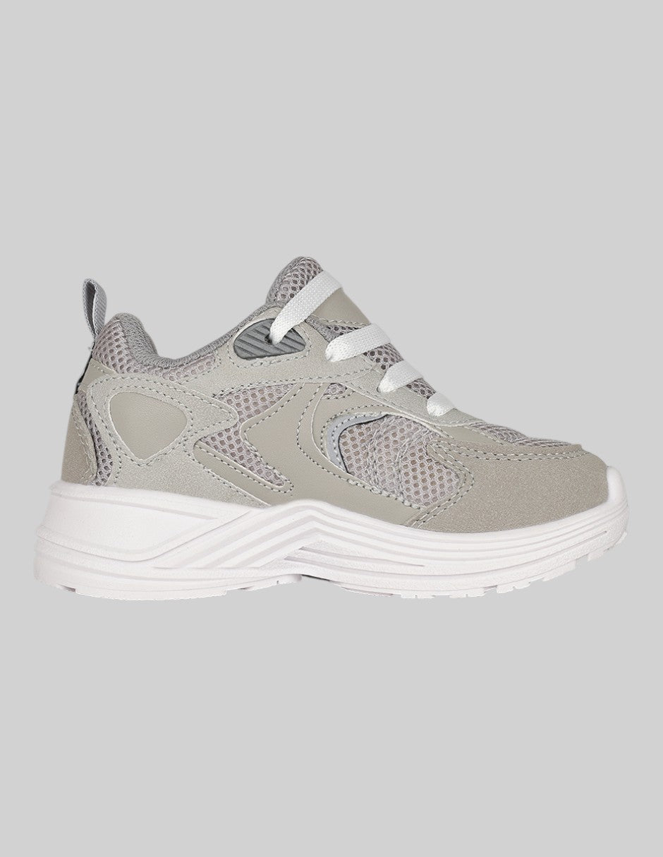 Tenis Kids en Textil – Grises