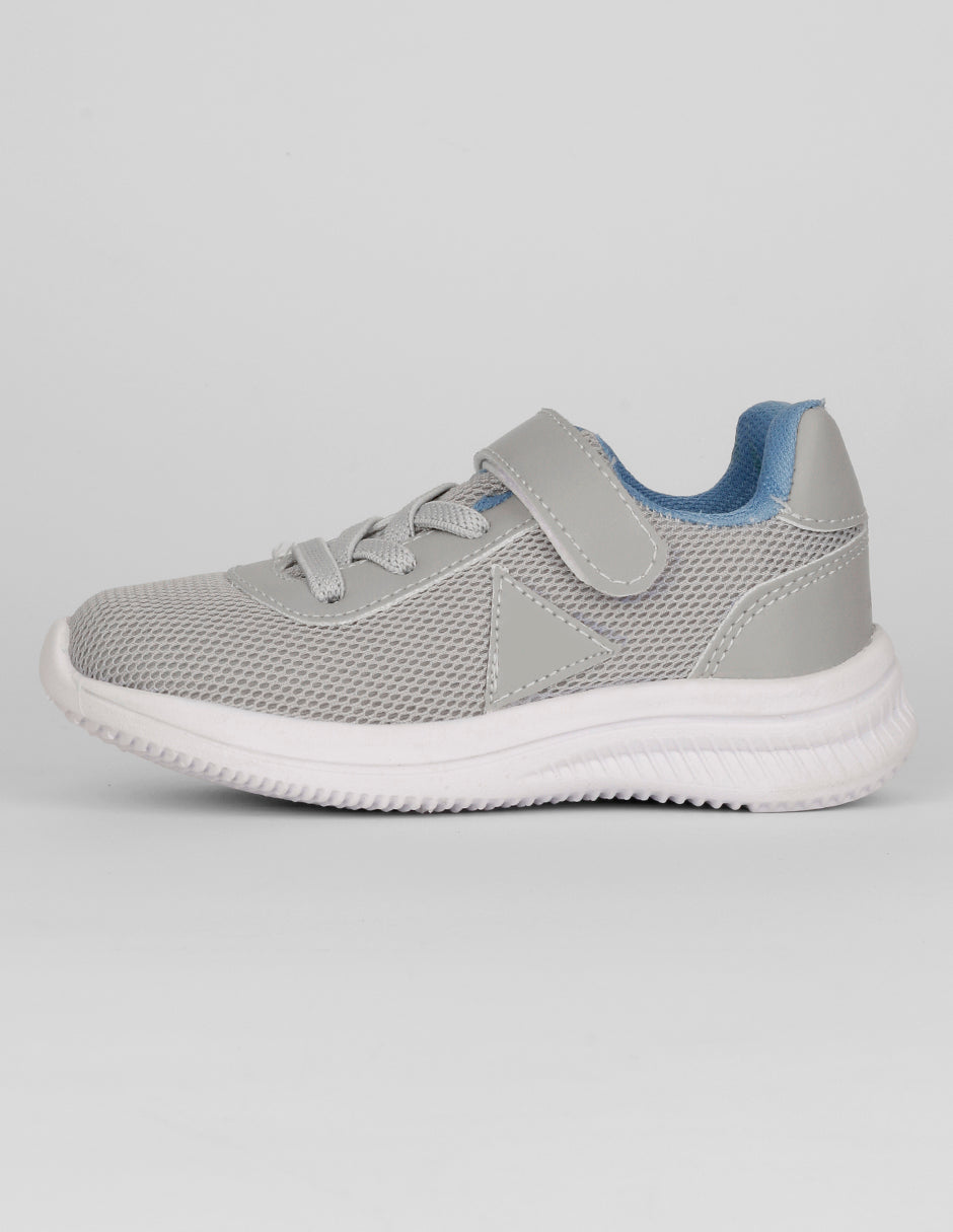 Tenis Exterior Textil Color Gris Para Niño De RBCOLLECTION