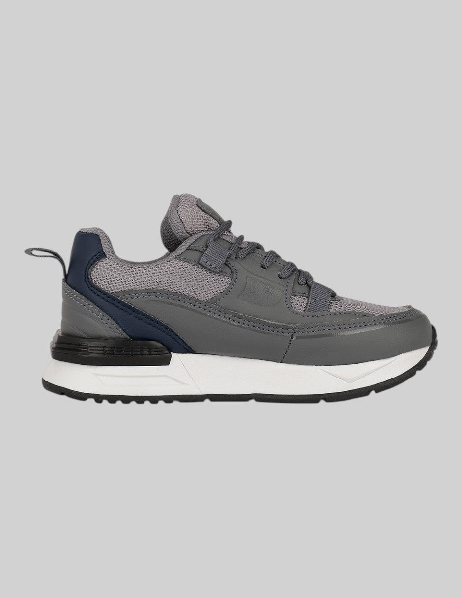 Tenis Kids en Textil – Grises