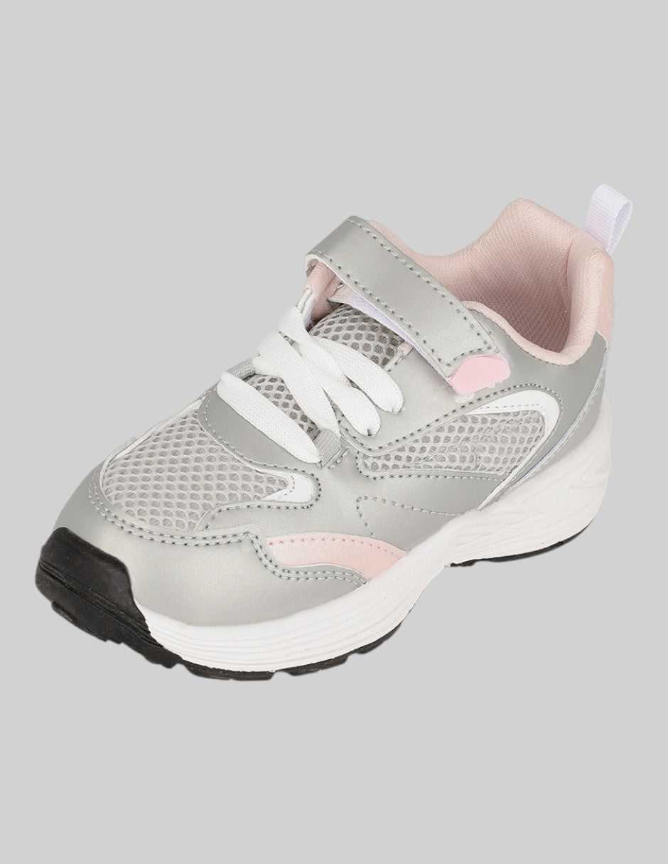 Tenis Kids en Textil – Grises