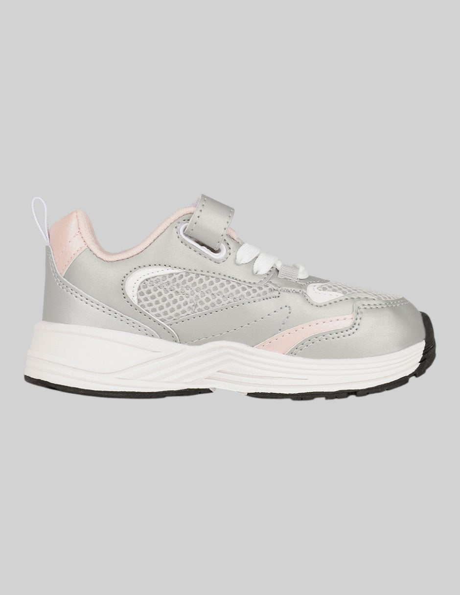 Tenis Kids en Textil – Grises