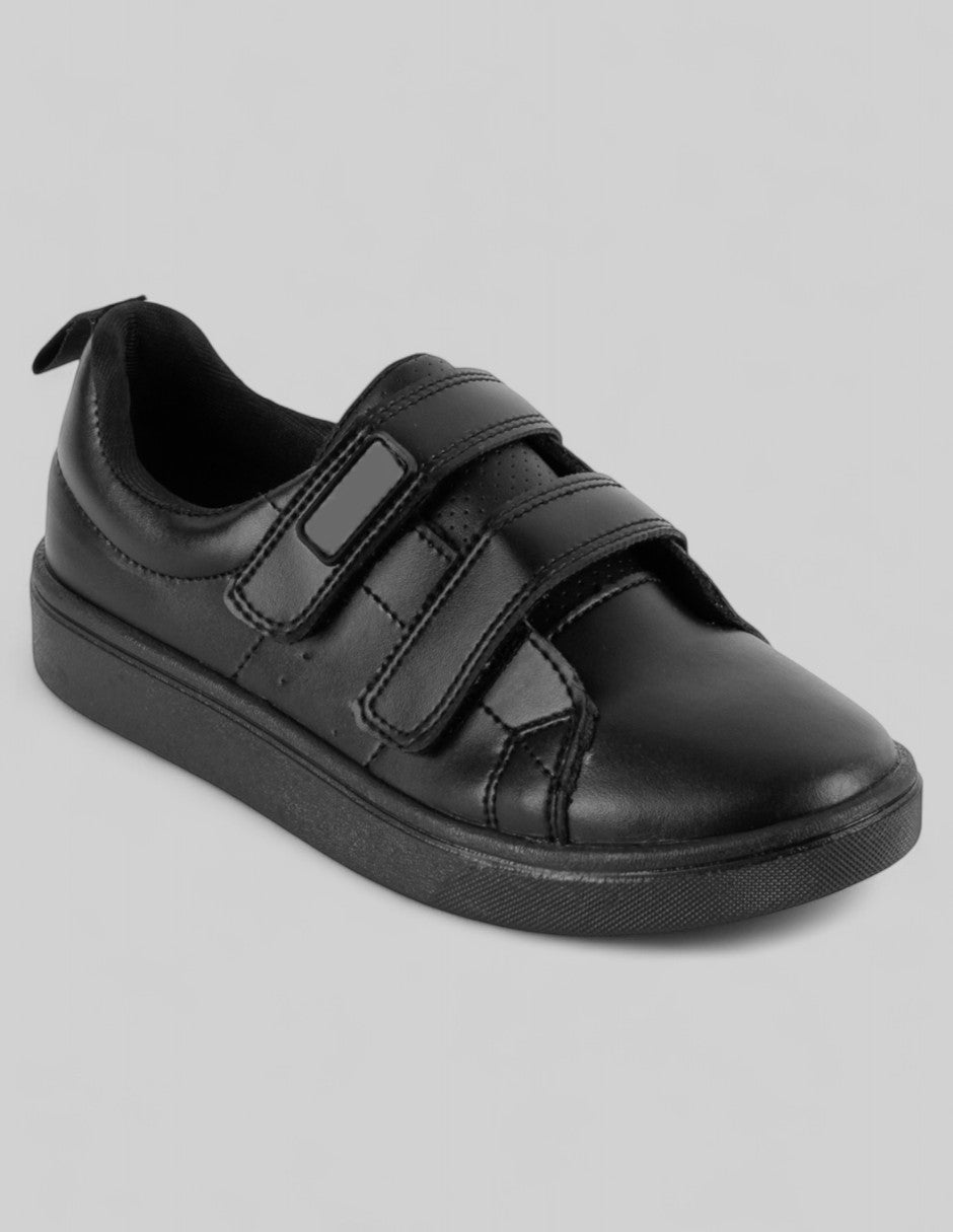 Tenis Kids  en Sintético – Negro
