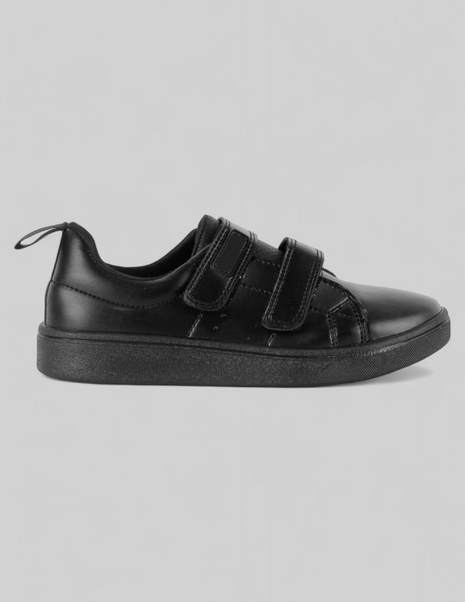 Tenis Kids  en Sintético – Negro