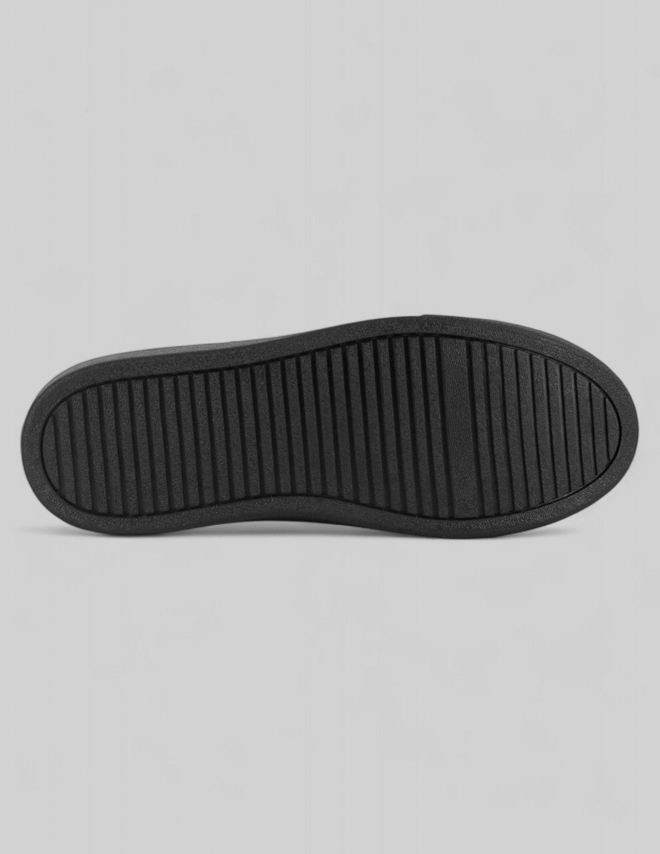 Tenis Kids  en Sintético – Negro