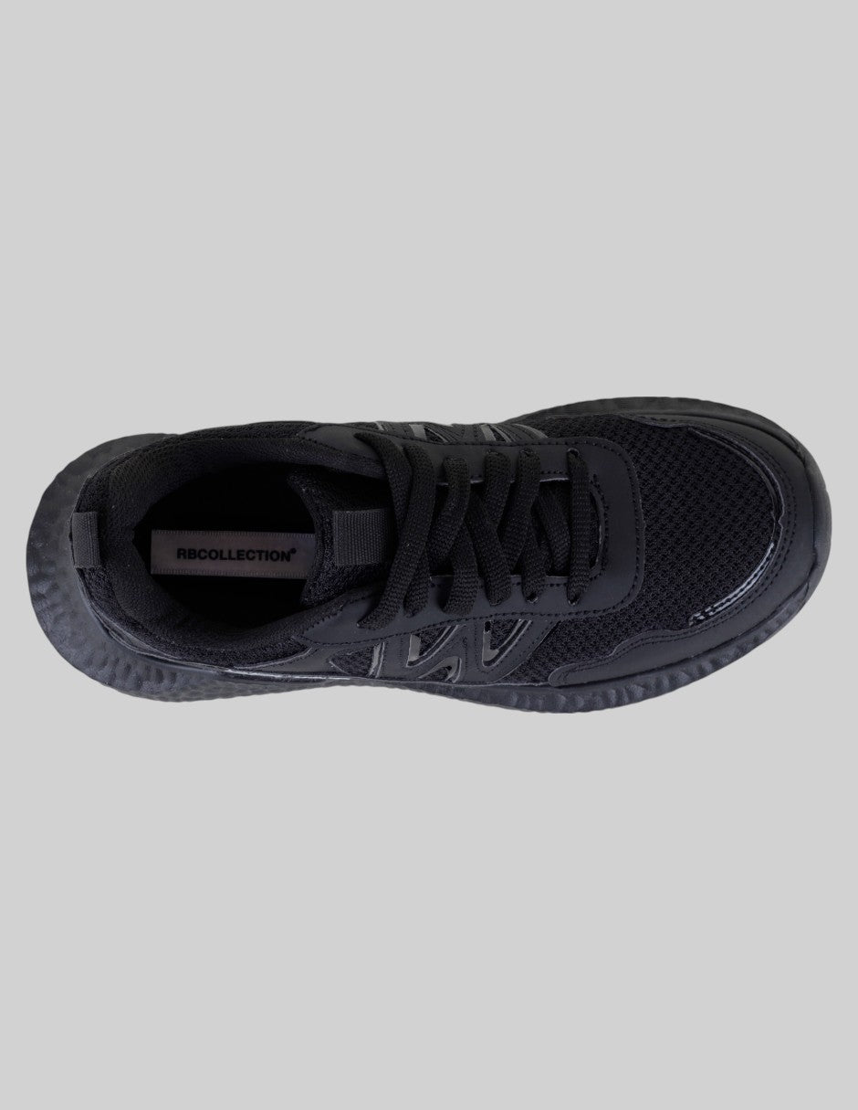 Tenis Kids en Textil – Negro