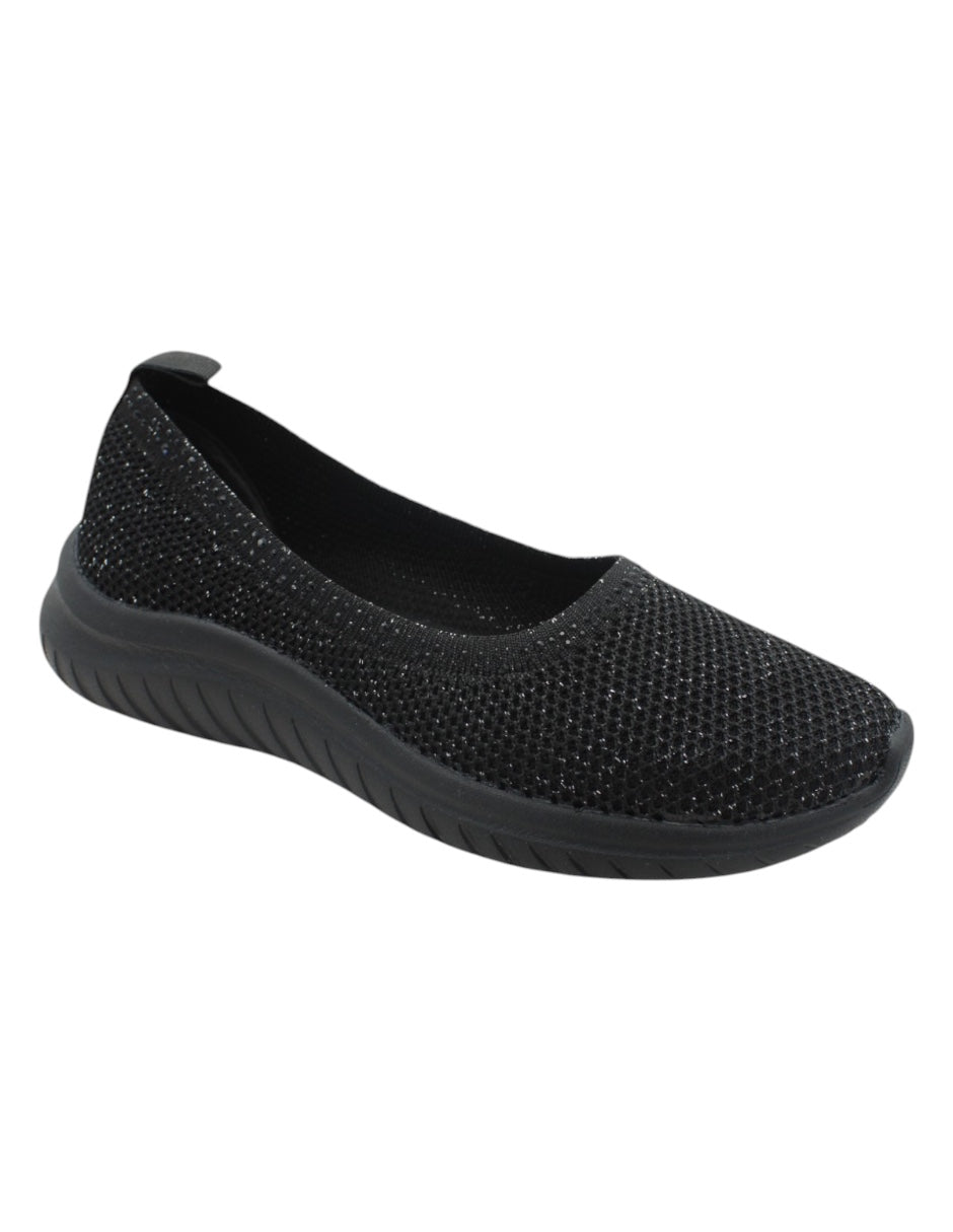 Zapatos de confort Exterior Textil Color Negro Para Mujer De RBBASICS