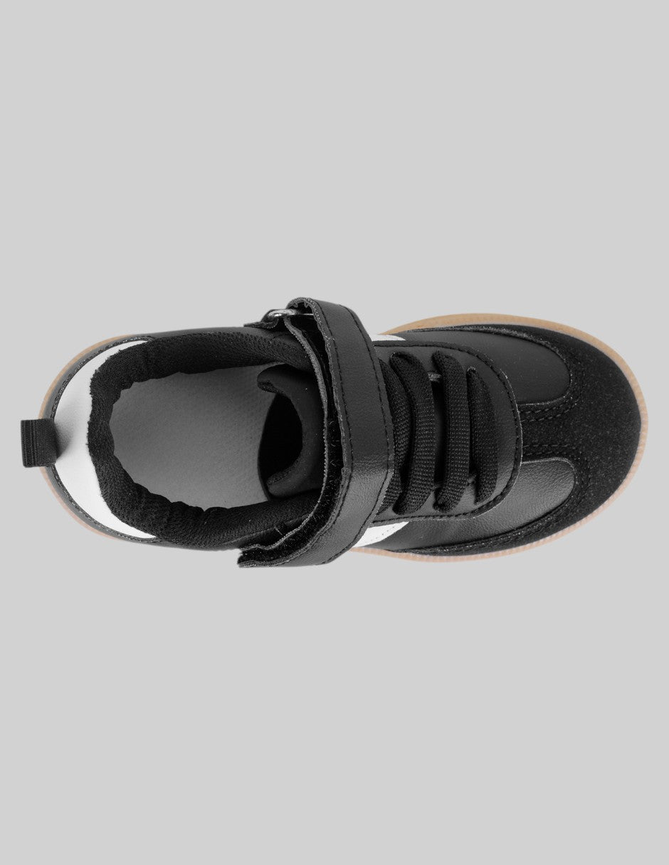 Tenis Kids  en Piel vegana – Negro
