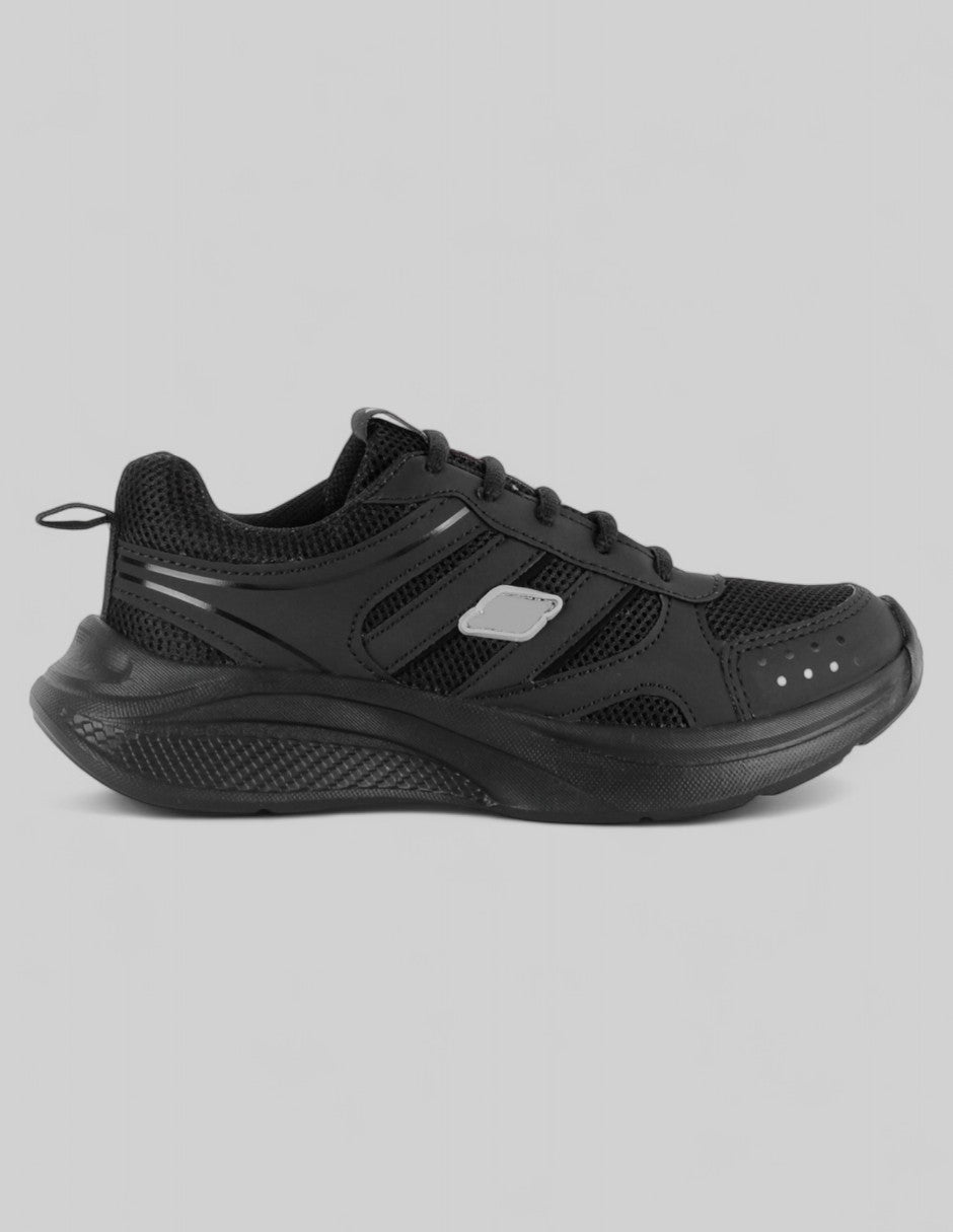 Tenis Kids  en Sintético – Negro