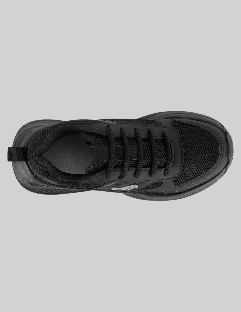 Tenis Kids  en Sintético – Negro