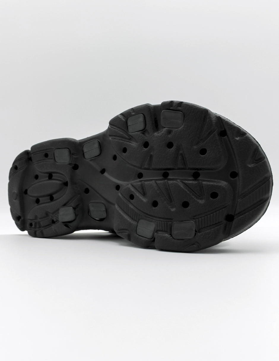 Sandalias con plataforma Walky en Piel vegana – Negro
