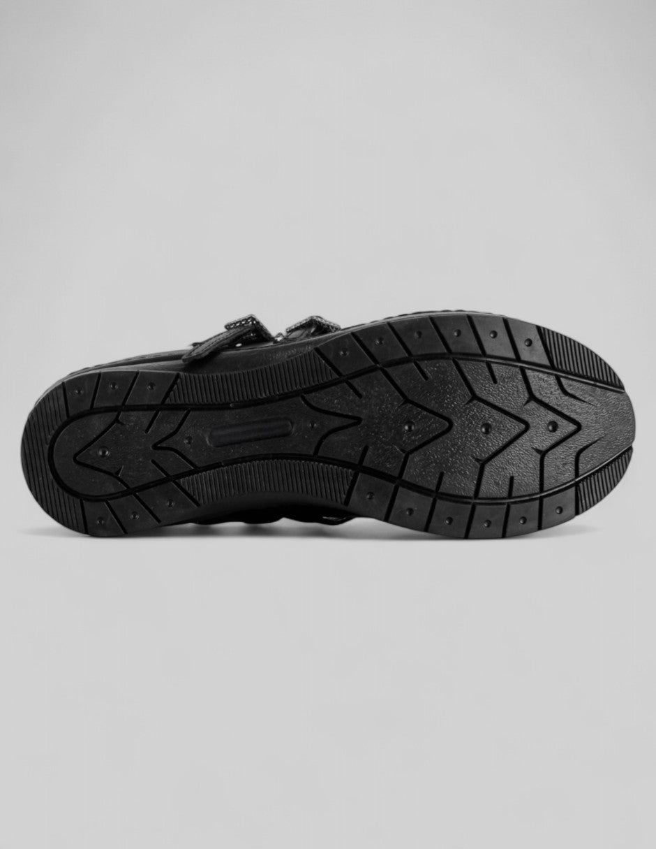 Mary jane Classy en Piel vegana – Negro