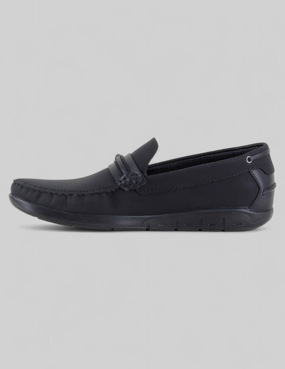 Mocasines Olmer en Piel vegana – Negro