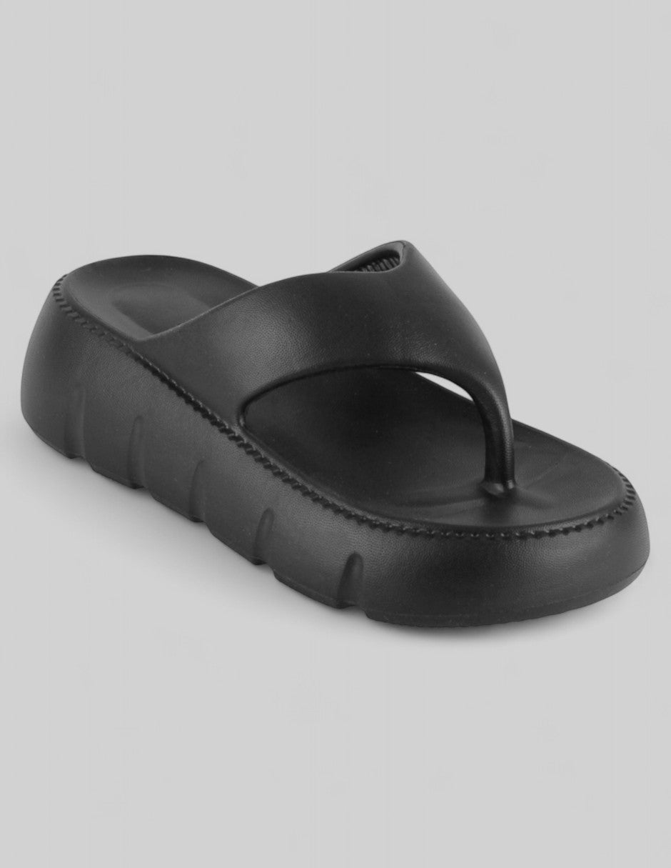 Sandalias clásicas Exterior Sintético Color Negro Para Mujer De RBBASICS