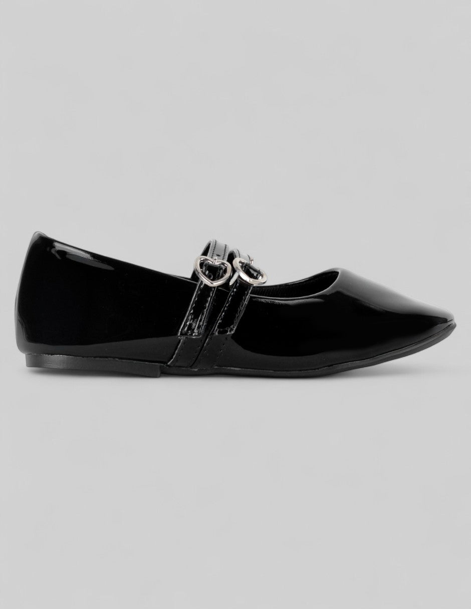 Mary jane Kids  en Charol – Negro