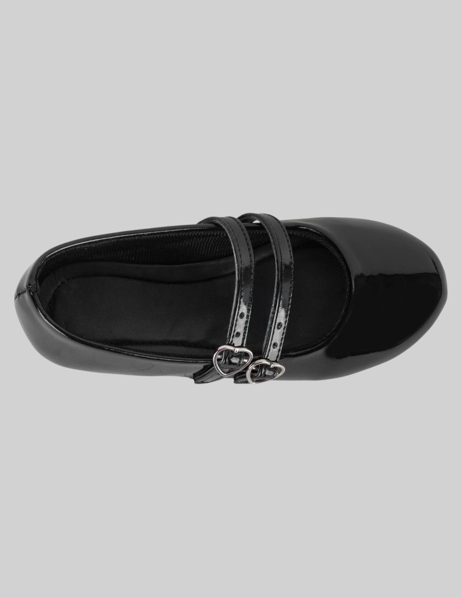 Mary jane Kids  en Charol – Negro