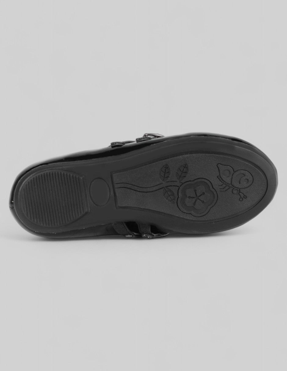 Mary jane Kids  en Charol – Negro