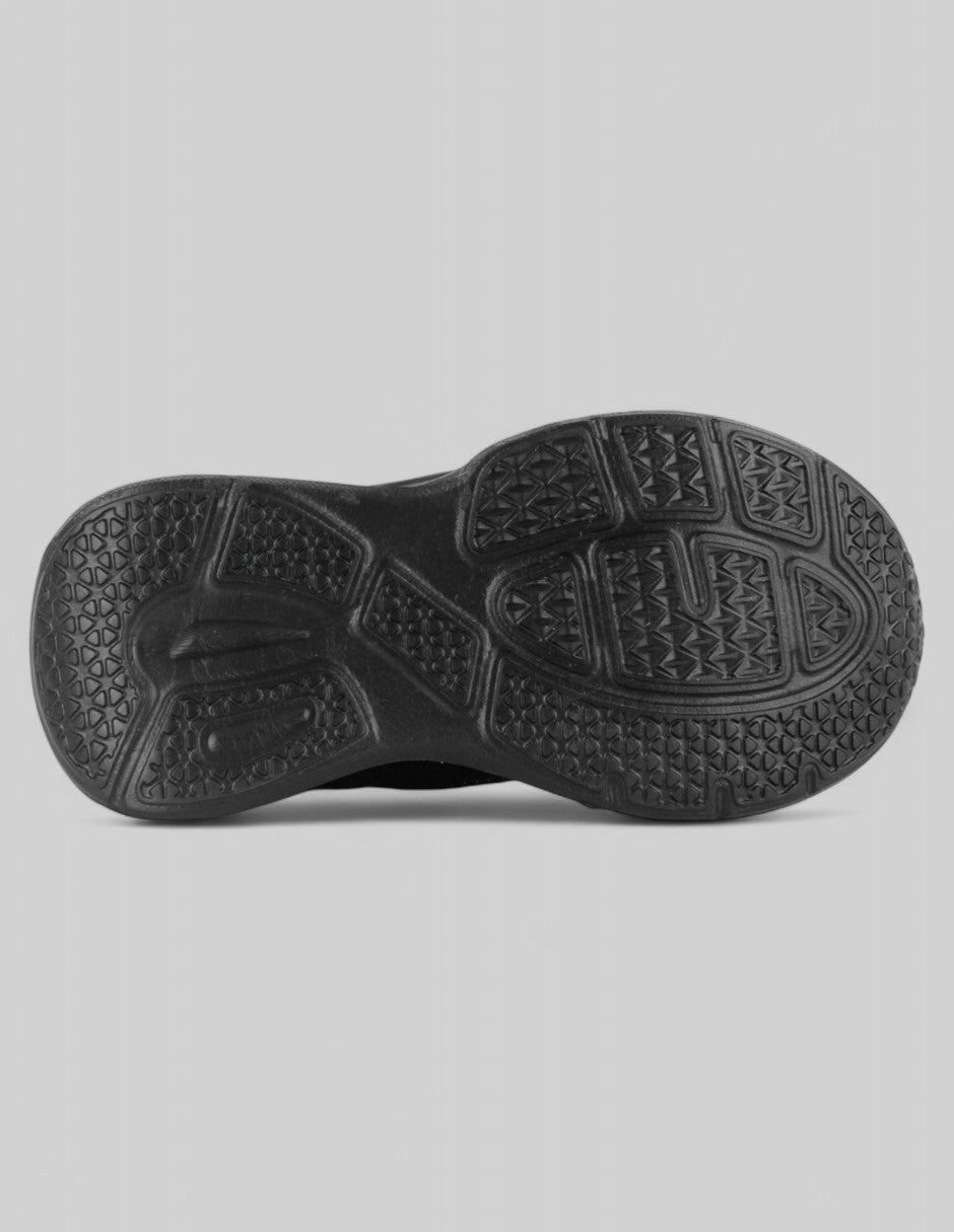 Tenis Kids  en Sintético – Negro