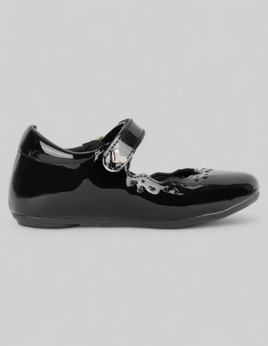 Mary jane Kids  en Charol – Negro