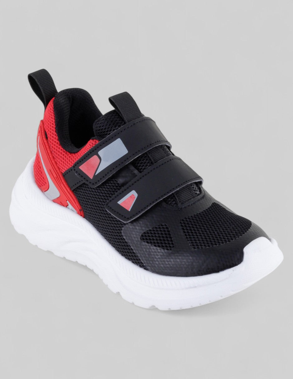 Tenis Kids  en Textil – Negro