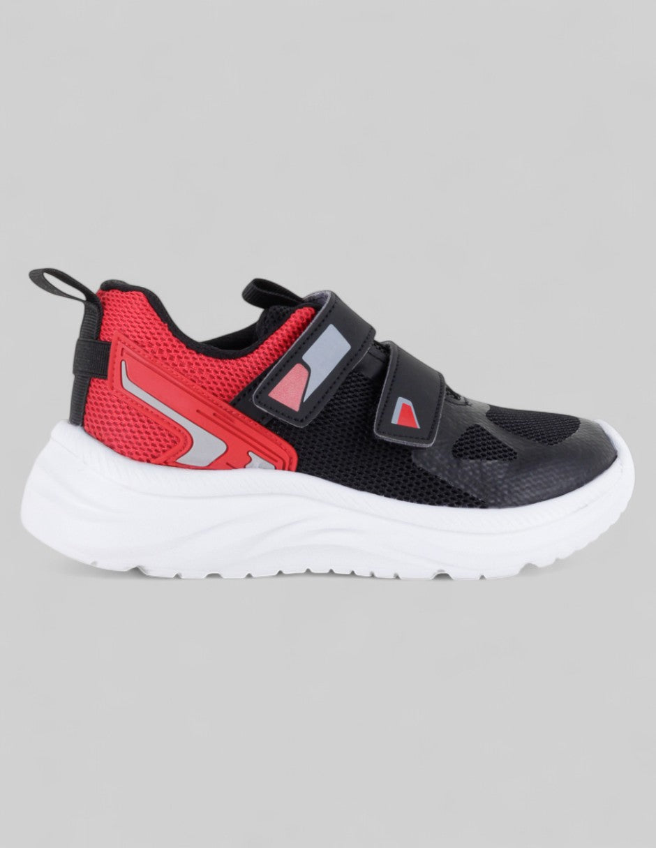 Tenis Kids  en Textil – Negro
