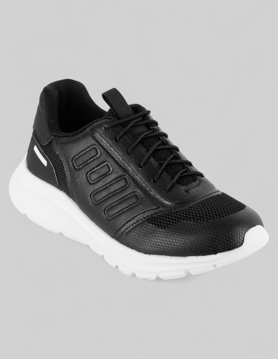 Tenis Kids  en Sintético – Negro