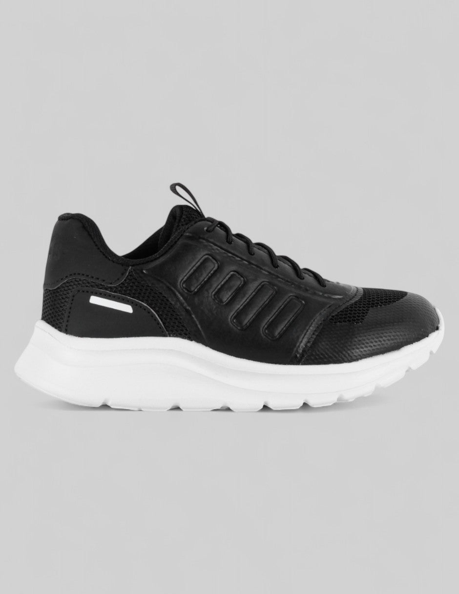 Tenis Kids  en Sintético – Negro
