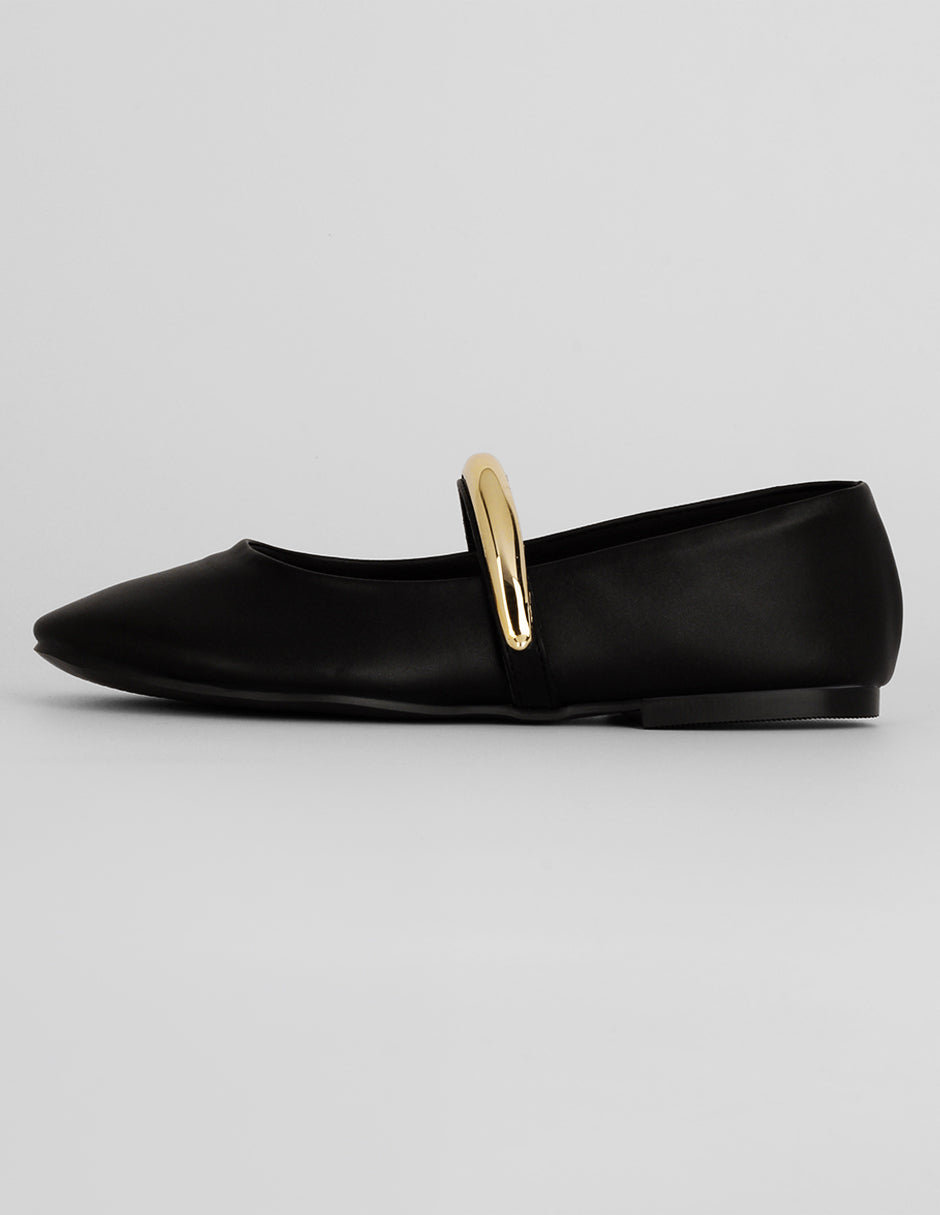Mary jane Exterior Sintético Color Negro Para Mujer De RBBASICS