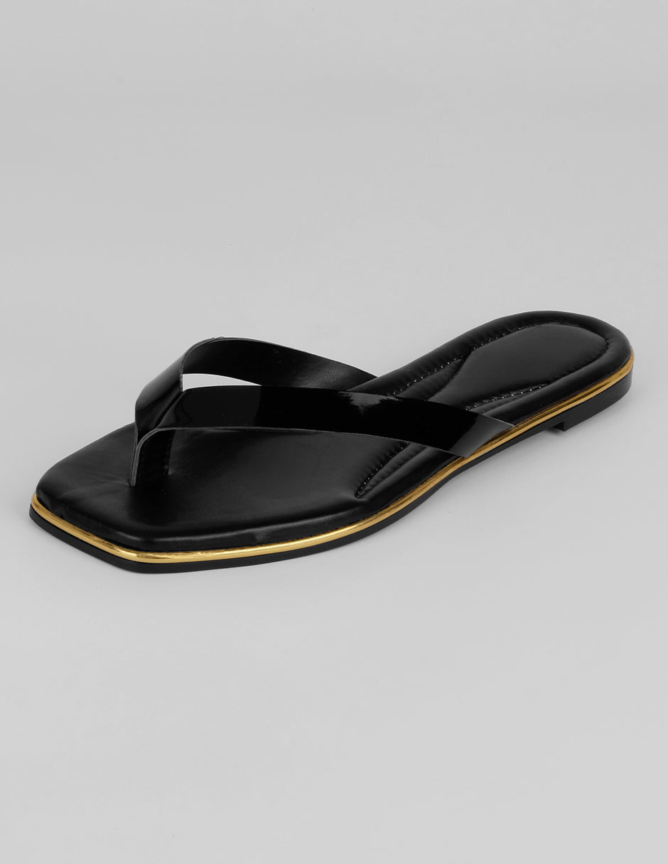 Sandalias de piso Soft en Sintético – Negro