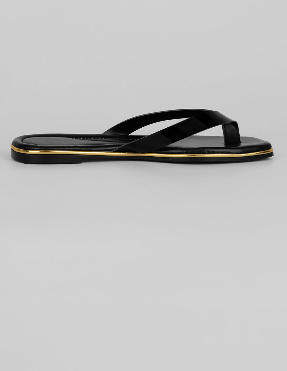 Sandalias de piso Soft en Sintético – Negro