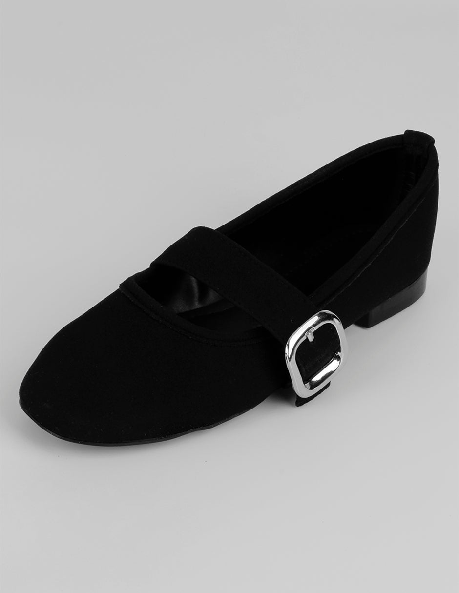 Mary jane Darling en Textil – Negro