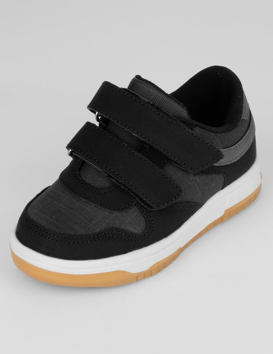 Tenis Kids en Piel vegana – Negro