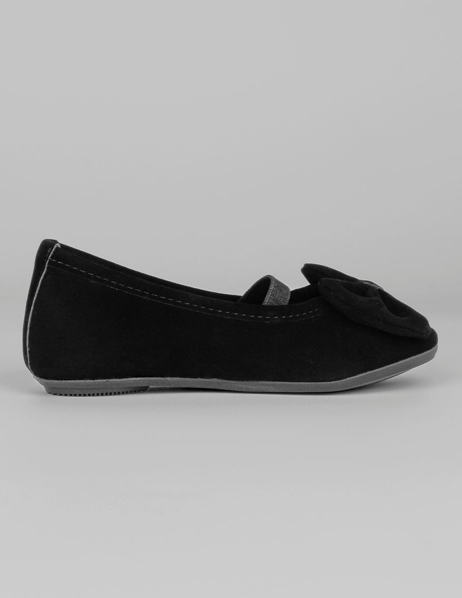 Flats Kids en Gamuza sintética – Negro