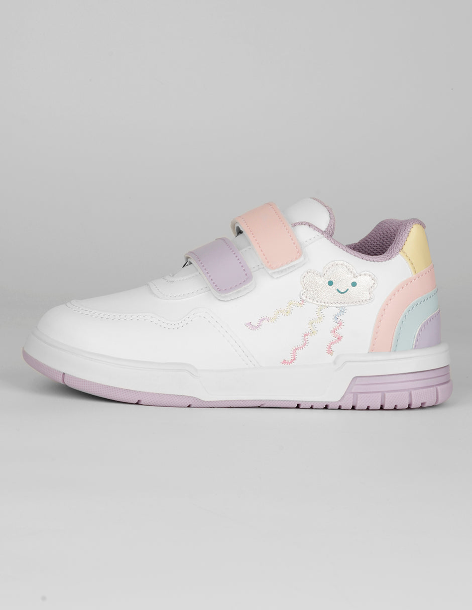 Tenis Kids en Piel vegana – Multicolor