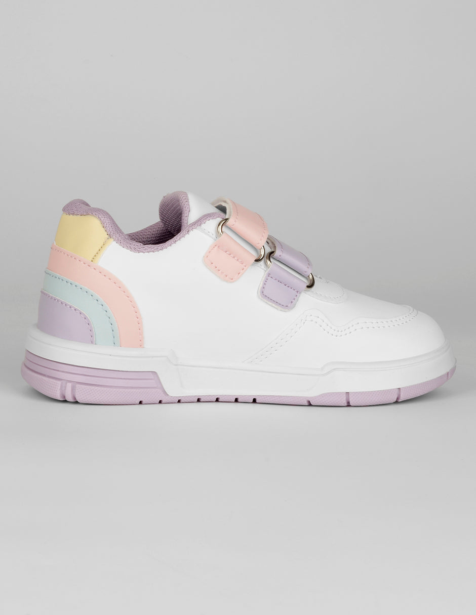 Tenis Kids en Piel vegana – Multicolor