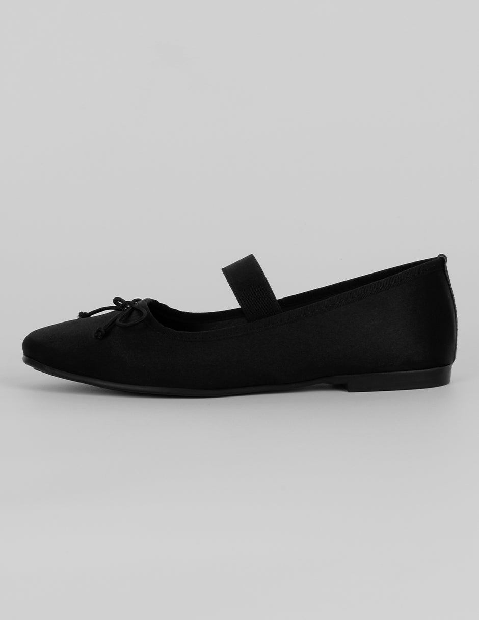 Mary jane Exterior Textil Color Negro Para Mujer De RBBASICS