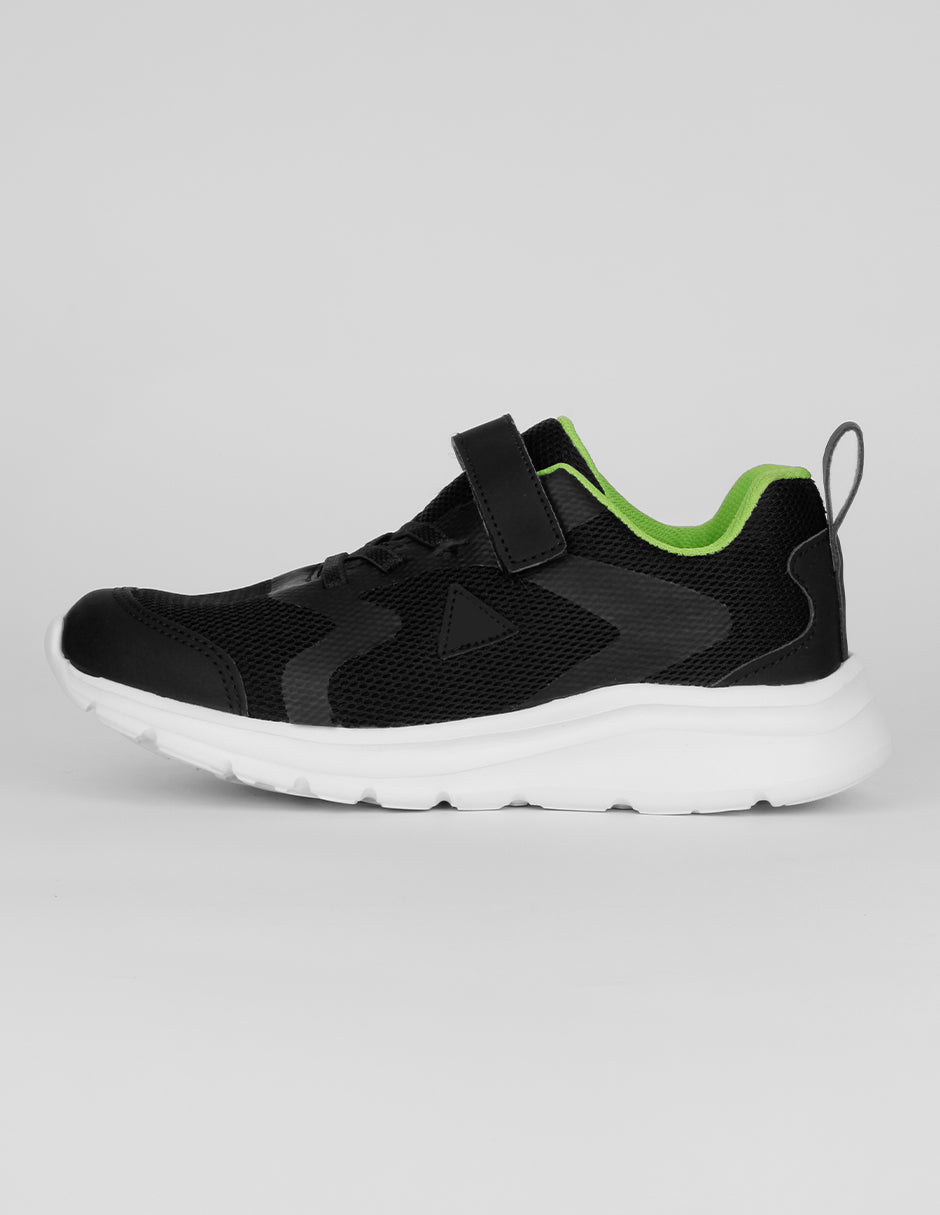 Tenis Exterior Textil Color Negro Para Niño De RBCOLLECTION