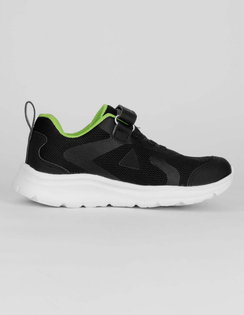 Tenis Kids en Textil – Negro