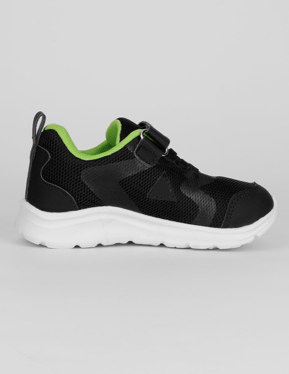 Tenis Kids en Textil – Negro
