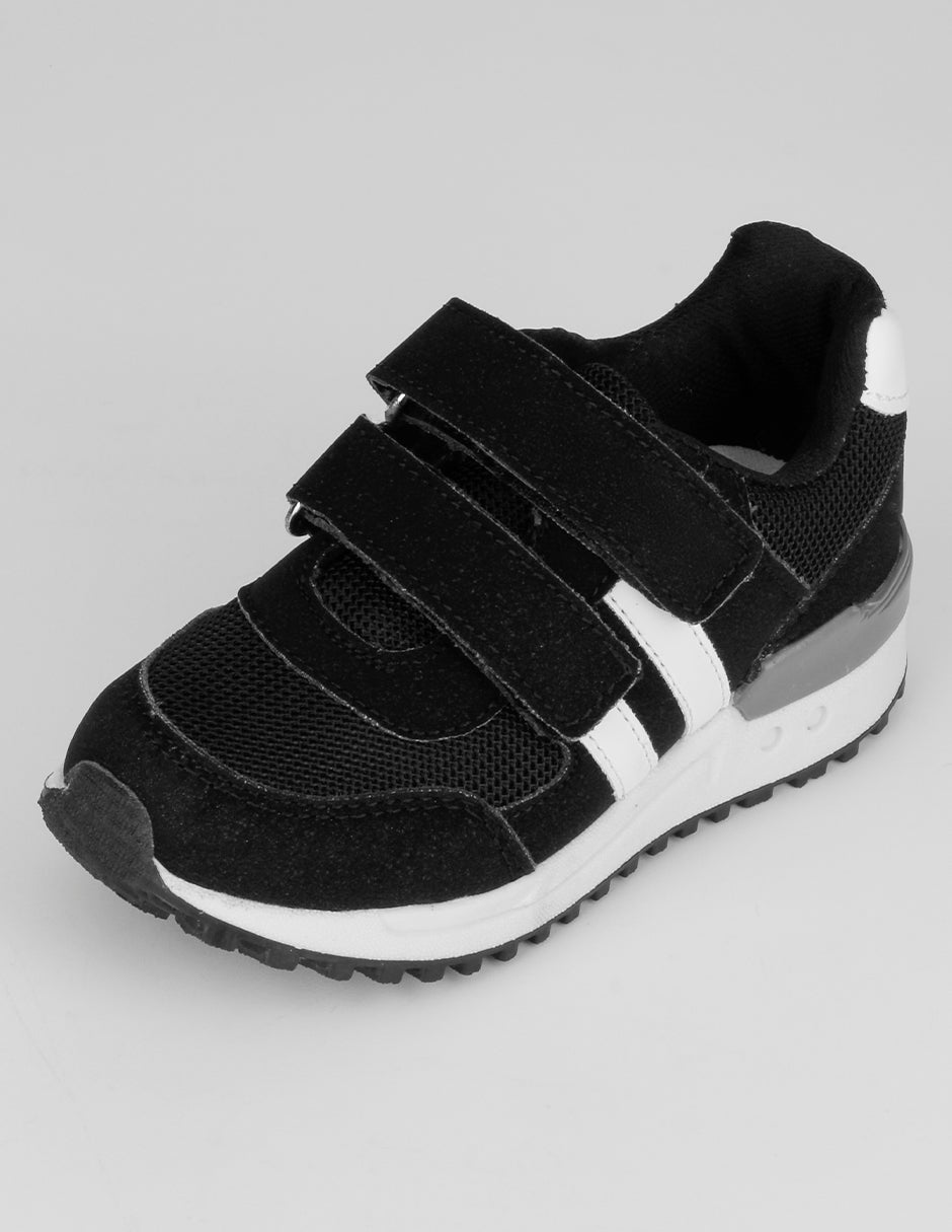 Tenis Kids en Textil – Negro