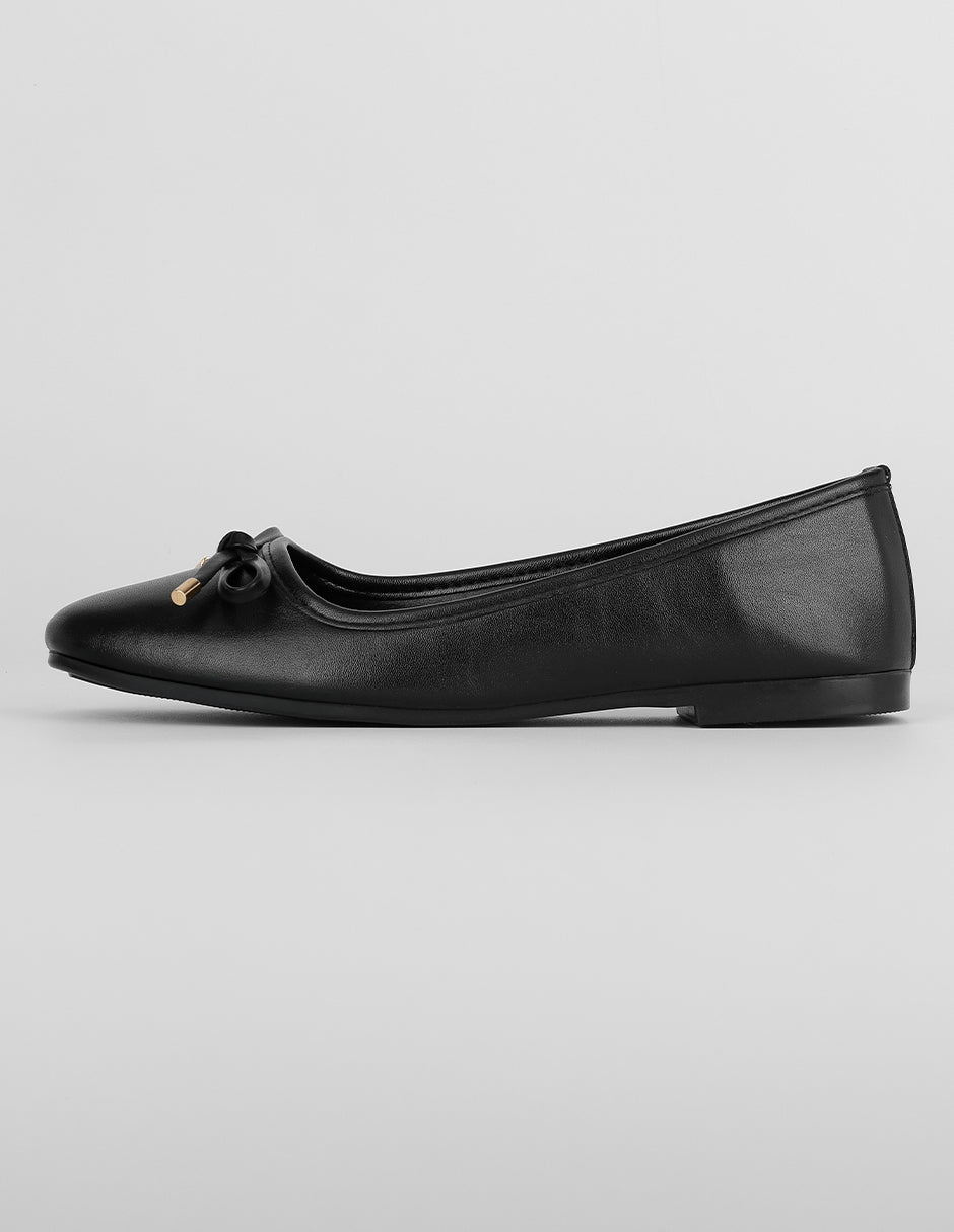 Flats clásicas Exterior Sintético Color Negro Para Mujer De RBBASICS