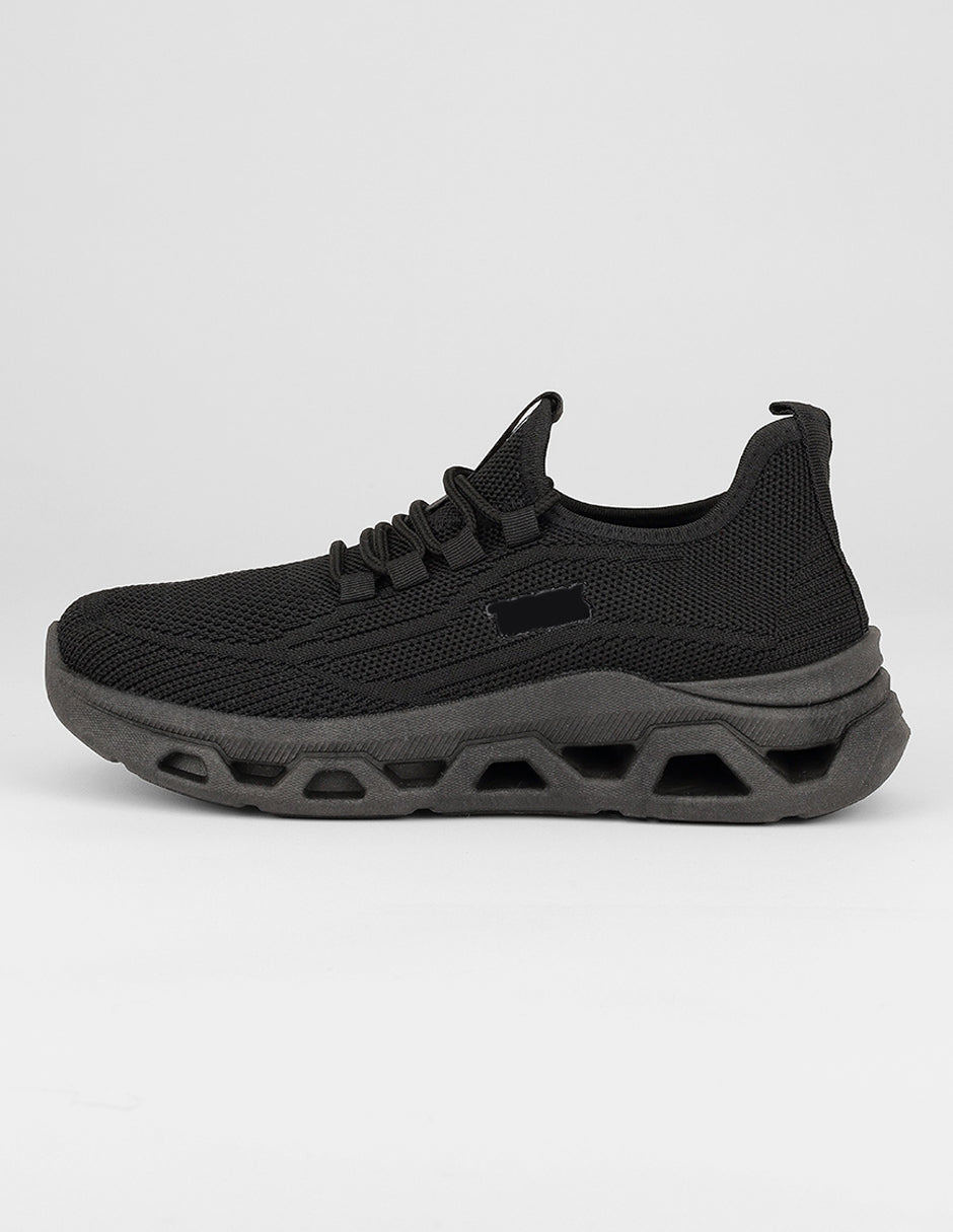 Tenis tipo deportivo Exterior Textil Color Negro Para Mujer De RBCOLLECTION