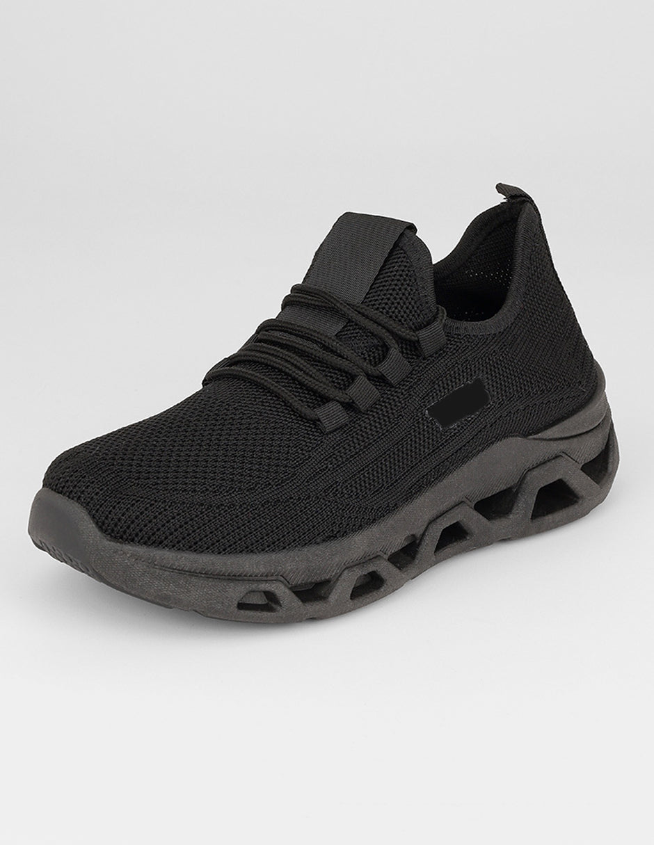 Tenis tipo deportivo  Sport en Textil – Negro