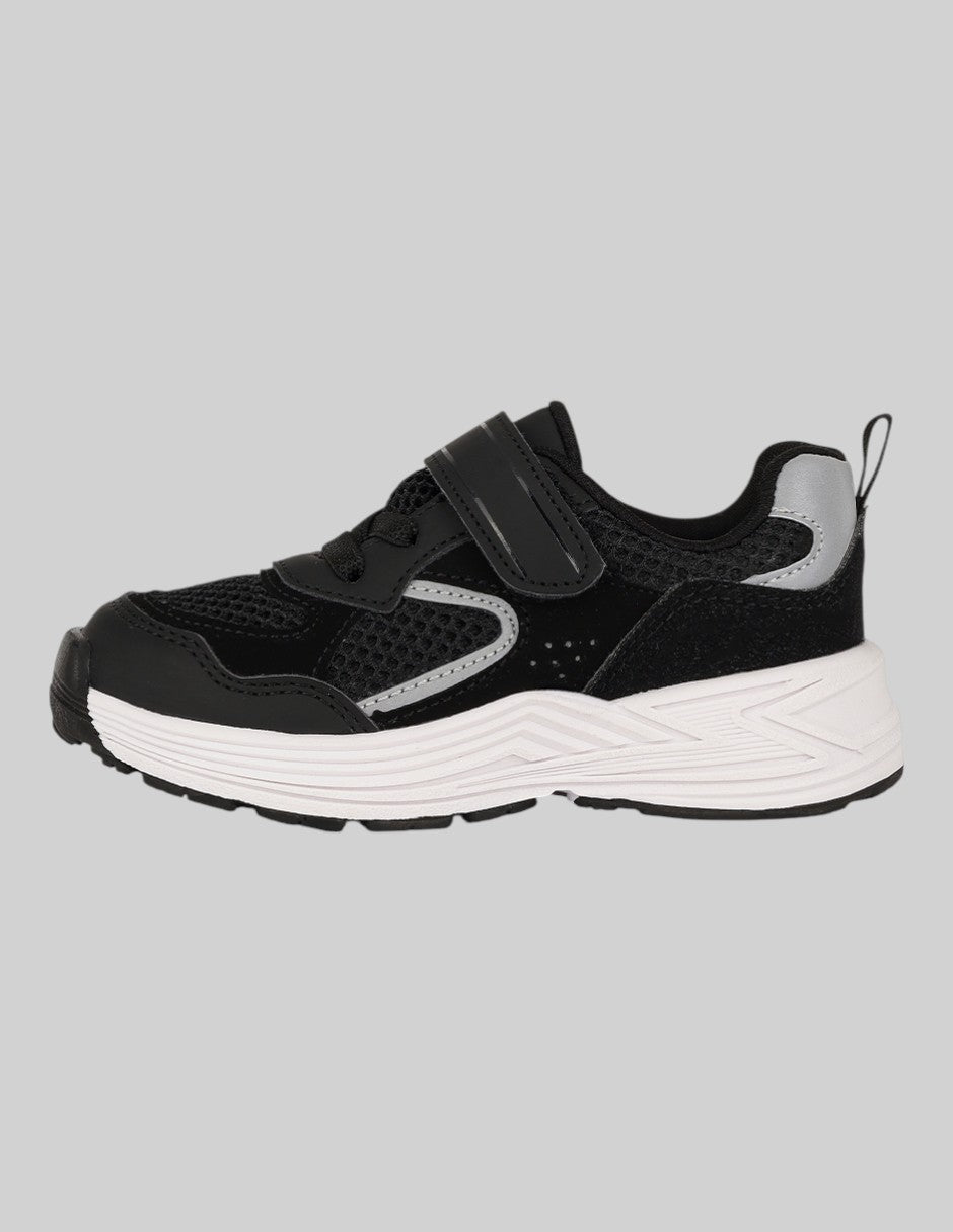 Tenis Exterior Textil Color Negro Para Niño De RBCOLLECTION
