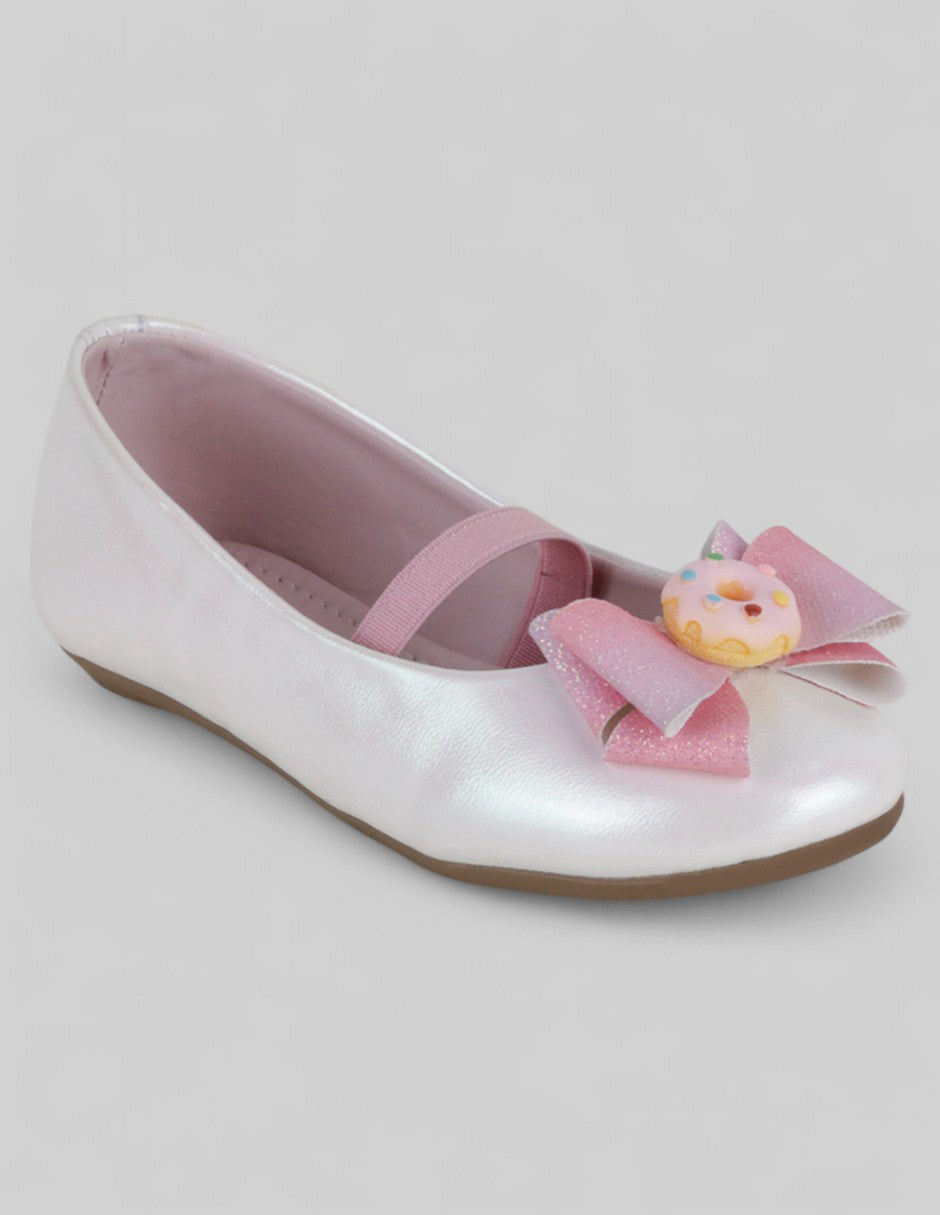 Mary jane Kids  en Sintético – Blanco