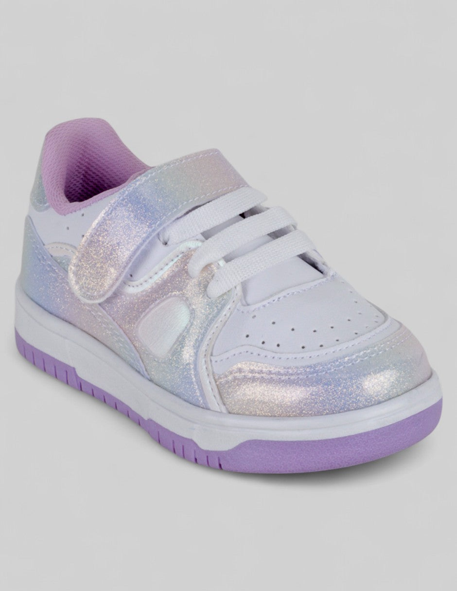 Tenis Kids  en Sintético – Morado