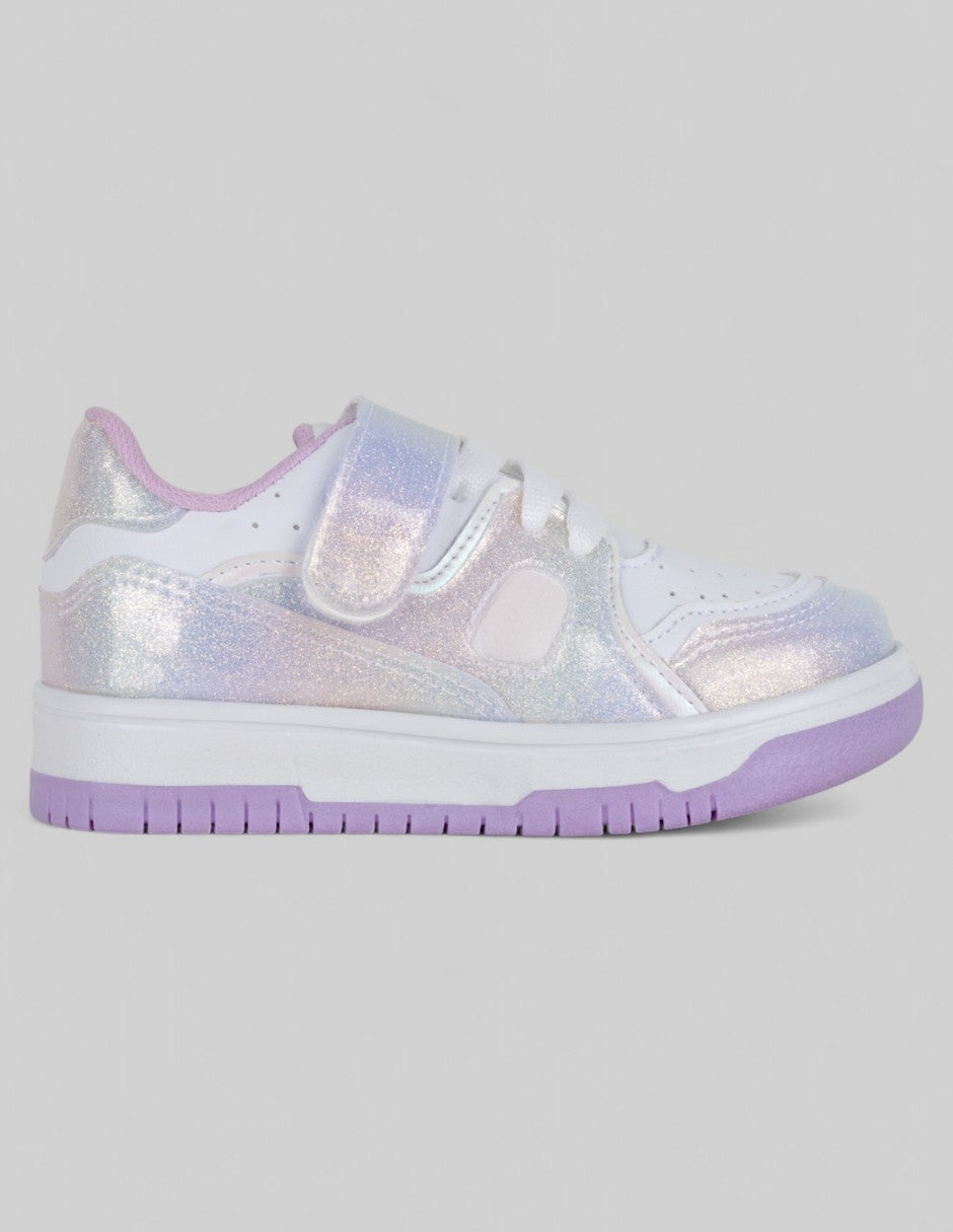 Tenis Kids  en Sintético – Morado