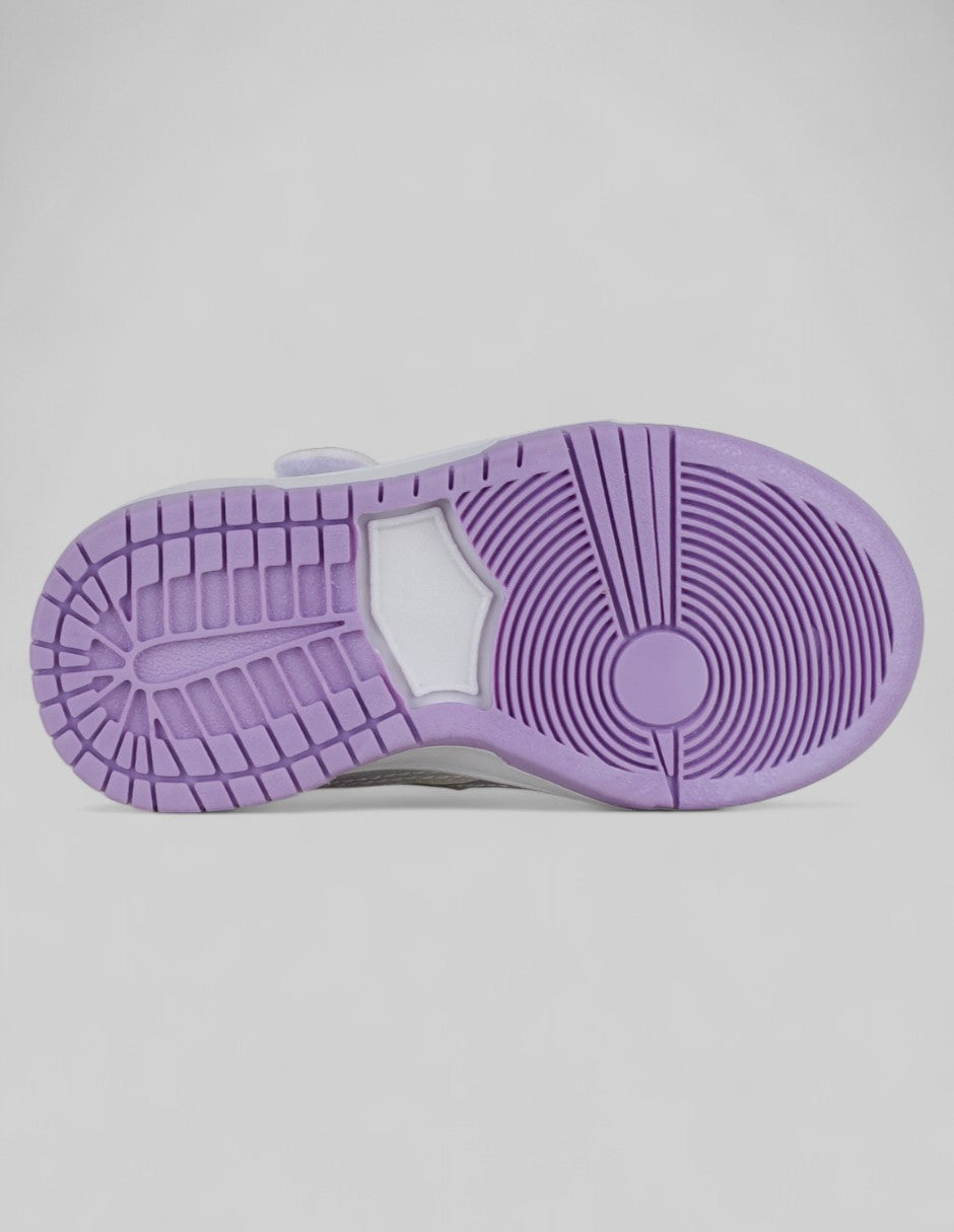 Tenis Kids  en Sintético – Morado